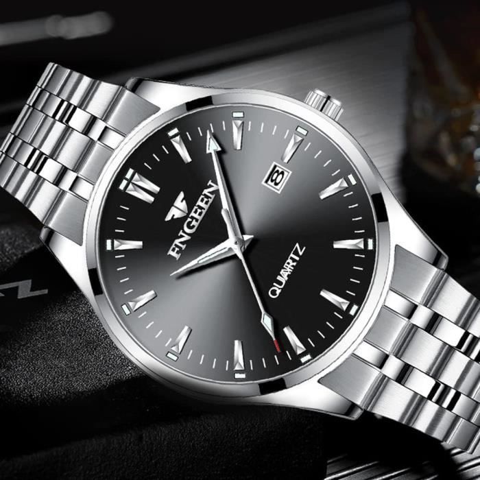 Montre Moderne avec Bracelet en Acier Inoxydable main image 0