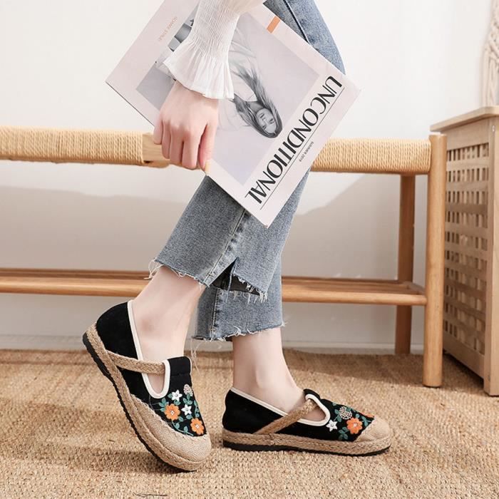 Chaussure paille hot sale