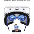 VR Casque De Réalité Virtuelle, Lunettes 3D Jeux Vidéo Lunettes pour 4.7"- 6.5" Iphone Samsung Moto Android Smartphones 3D Fil[302]-3