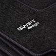 Logo Tapis De Sol Noir Velours Sur Mesure Pour Suzuki Swift depuis 2017, 4pcs, Ajustement précis, Base Antidérapante-3