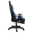Anti-fatigue Fauteuil de jeu vidéo Gaming chaise confortable avec repose-pied-3