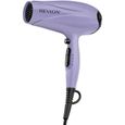 Sèche-cheveux REVLON Ultra Quick Dry - 3 vitesses - 2000W - Revêtement ionique - Touche air froid - Embout amovible - Violet-3