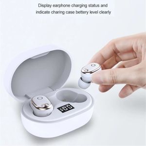 Oreillette Bluetooth V5.3 120 Heures - Écouteur Sans Fil Mains Libres Avec Micro Antibruit ENC Pour Conduite Et Bureau Noir