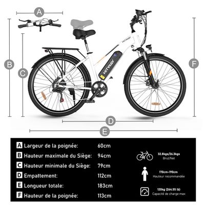 Vélo Electrique de 500 vélos à assistance électrique (VAE