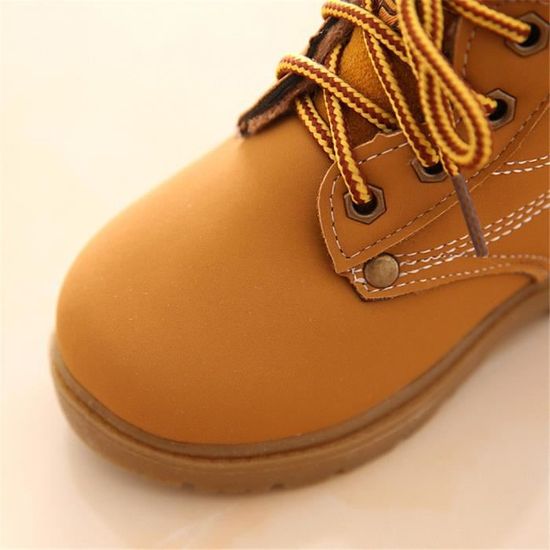 Chaussure Enfant hiver Marque De Luxe Meilleure Qualite Chaussures Classique 2017 Nouvelle arrivee De Plus Enfant Grande Jaune Jaune Cdiscount Chaussures