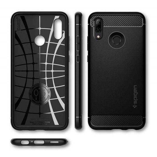 spigen coque huawei p smart 2019 honor 10 lite rugged armor souple fine anti rayure protection tpu l40cs25949