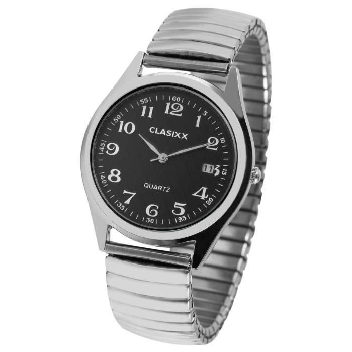 Bijouterie Montre Homme Avec Bracelet Elastique Bracelet élastique