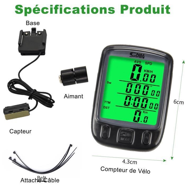 Compteur velo sale cdiscount