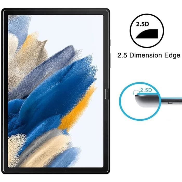 PULEN Verre Trempé pour Samsung Galaxy Tab A8 10.5 2021, 9H