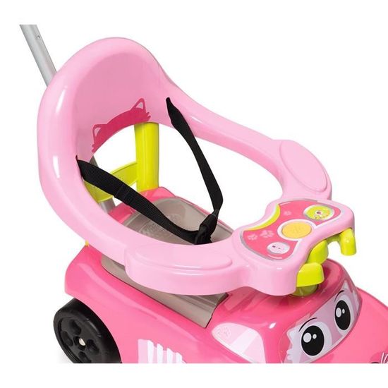 Smoby porteur auto hot sale bascule electrique rouge