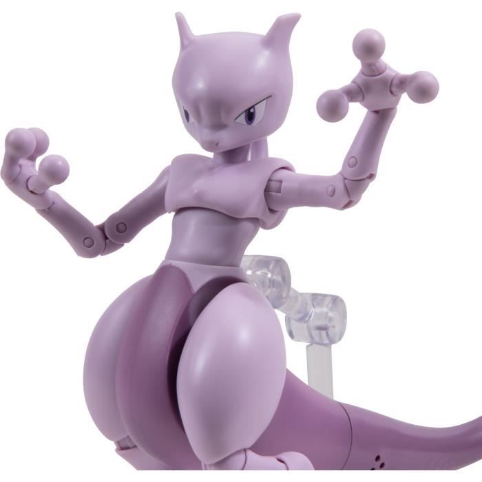Bandai - Pokémon Model Kit - 10cm Articulated Figure to Make - Mewtwo Figure - Nine