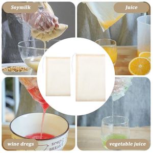 Sac De Filtrage Réutilisable En Nylon, Accessoire De Cuisine, Idéal