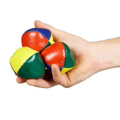 Lot De 3 Balles De Jonglage En Tissu GOKI - Multicolore - Neuf Sous Emballage - Réf. SA133