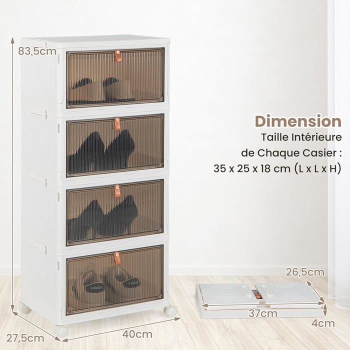 Boite De Rangement Carton Décorative Avec Couvercle, Décor Imitation Cuir