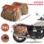 Petite Moto sacoche PU De Selle Sac De Moto C/ôT/é Sac