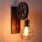 Uni Retro Applique Murale Industrielle E27 Lampe Poulie Eclairage