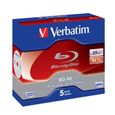Verbatim - BD-RE - Pack de 5 - 25 Go - 2x - Boitier CD-0