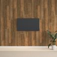 Atyhao Panneaux muraux Aspect bois Marron PVC 2,06 m² A351815 11609-0