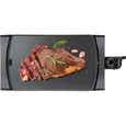 Plancha Taurus Steakmax 2600 de 2600W, plaque de 49x27cm, 3 couches antiadhésives pour cuisine 100% uniforme-0