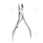 KAVERO Coupe Ongles Inox Professionnel Ergonomique Ciseaux à Ongles pour Pédicure Manucure Peau Morte Pied et Main Design Durable Argent