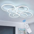 DORLINK - Plafonnier LED - 150W - Blanc - Moderne - Dimmable - 120*80*18 cm