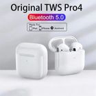 GUWET Écouteurs sans fil Bluetooth 5.0 TWS Air Pro 4, oreillettes stéréo à commande tactile, casque d'écoute pour téléphones intelligents
