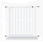 INSFITY Barrière de Sécurité Extensible Bebe-Enfant 65-74 cm Barrière Escalier Sans Percage 90° Arrêt-Fermeture Automatique Blanc