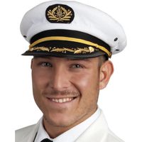Casquette capitaine marin adulte