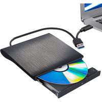 Lecteur optique externe USB3.0/TYPE-C à double interface, enregistreur de plateau, lecteur DVD mobile universel