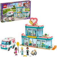 LEGO Friends 41394 Lhopital de Heartlake City avec Mini Poupees et Jouet Ambulance, pour Filles et Garcons de 6 Ans et