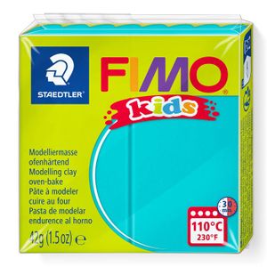 PATE POLYMÈRE Staedtler - EF8030-39 - Fimo kids - Pain Pate a Modeler 42 g Turquoise