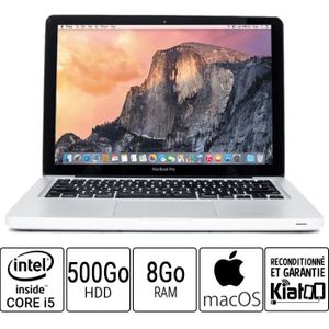 Vente PC Portable Ordinateur portable APPLE MACBOOK PRO 13 core i5 8 go ram 500 go disque dur pas cher Vente PC Portable Ordinateur portable APPLE MACBOOK PRO 13 core i5 8 go ram 500 go disque dur pas cher