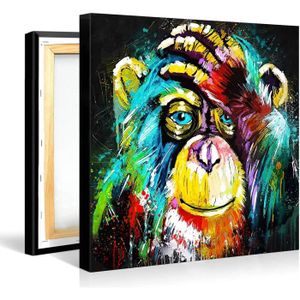 Cadre Singe Pop Art Cdiscount