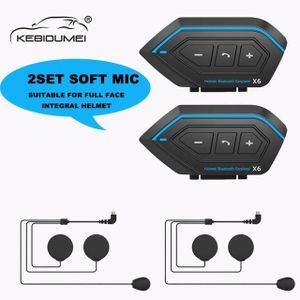 INTERCOM MOTO Fil flexible de couleur 2pcs  Oreillette Bluetooth