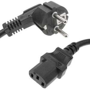 CÂBLE D'ALIMENTATION CableMarkt - Câble d'alimentation IEC-60320 C13 fe