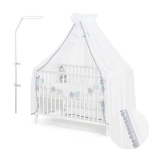 Accessoires De Literie Ameublement Et Decoration Napravi Rs Voile Decoratif Pour Lit Bebe Callyna Qualite Lux Voile Blanc Taille M Pompon Bleu Ciel De Lit Bebe Avec Support Accessoires De Literie Ameublement Et Decoration Napravi Rs Voile Decoratif Pour Lit Bebe Callyna Qualite Lux Voile Blanc Taille M Pompon Bleu Ciel De Lit Bebe Avec Support