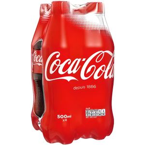 SODA-THE GLACE COCA COLA Bouteille - 4 x 50 cl