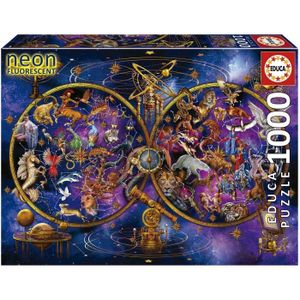 Puzzle phosphorescent des signes du Zodiac 1000 pièces
