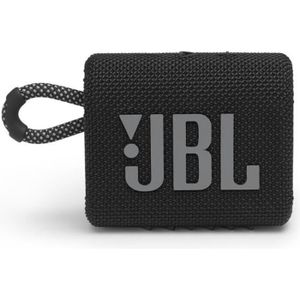 ENCEINTE NOMADE JBL GO 3 Black Enceinte étanche portable - Noir