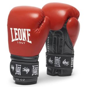 GANTS DE BOXE Gants de boxe Leone ambassador - rouge - 14 oz