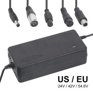 Chargeur de vélo électrique 36V PowerSmart - 42V 2,0A - 5 broches -  Cdiscount Sport