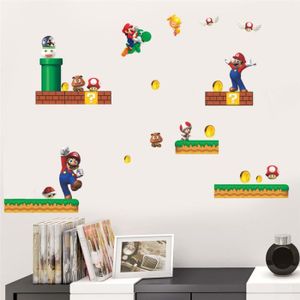 STICKERS STICKERS,6--Autocollant Mural Mario Bros en 3D, de