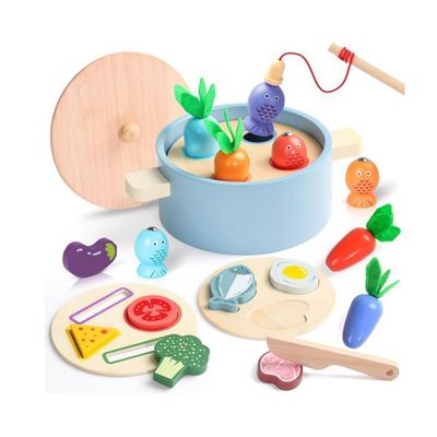 NCKIHRKK – Service à Thé 46 Pièces En étain – Goûter D’enfants – Valise Rose – Jeu De Rôle Pour Filles 3 à 8 Ans