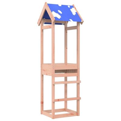VidaXL – Tour De Jeu Moderne En Bois De Douglas – 52,5 X 46,5 X 208 Cm – Avec Toboggan, Balançoires, Grimpe – Pour Jardin