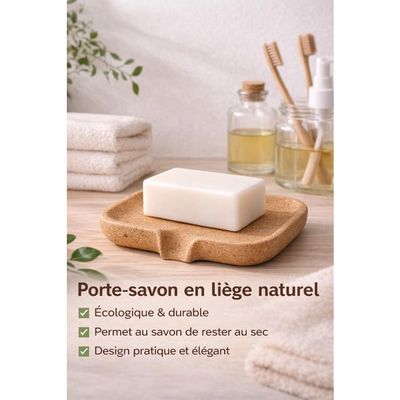Porte-savon Céramique Moderne – Garde Le Savon Sec – Conteneur éponge – Neuf