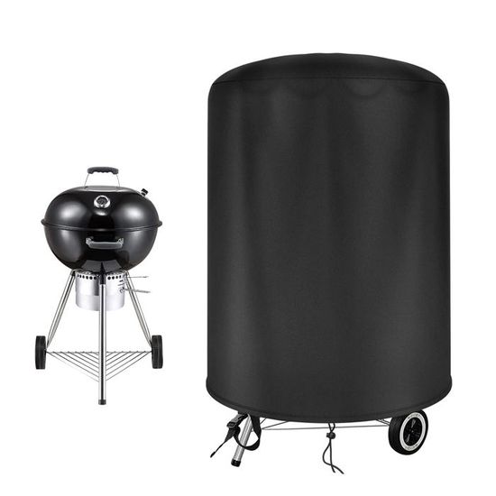 Housse De Protection Pour Barbecue Weber Q2000/Q3000 - Anti-UV, Imperméable, Avec Sangles - 112x64x96 Cm
