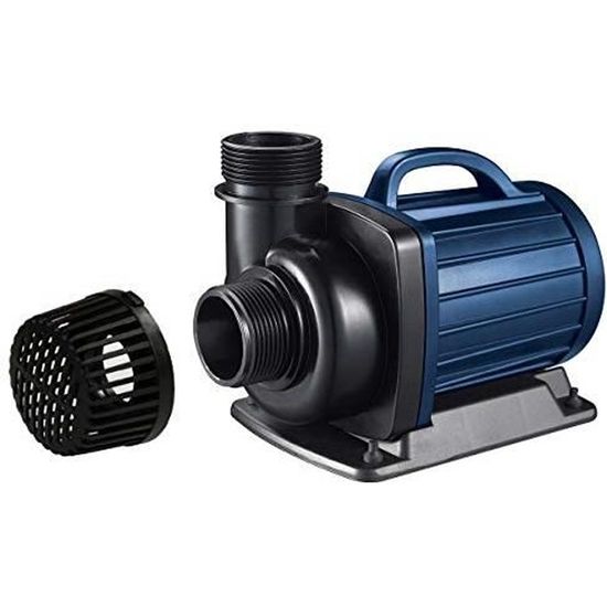 AquaForte DM-20000 Pompe filtrante pour Bassin 20 m3-h Hauteur de refoulement 7 m 200 W DM-10000 18 x 33 x 20 cm Noir