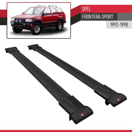 Barres De Toit Aluminium Pour Opel Combo (E) 2019-2022 - Modèle FLY, Gris, Charge Max 75 Kg En Roulant