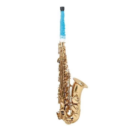 Brosse de barre de nettoyage pour saxophone alto, tampon de nettoyage  intérieur de sax, brosse à récurer inté
