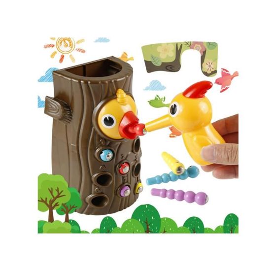 Jeux Magnétique, Jouet Montessori à Motricité Fine pour Enfant Jeu de